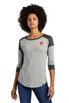 New Era® Women's Heritage Blend 3/4-Sleeve Baseball Raglan Tee